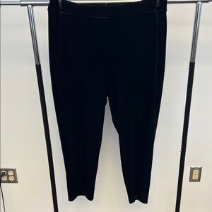 LOFT Women's Velvet Black Joggers size XL